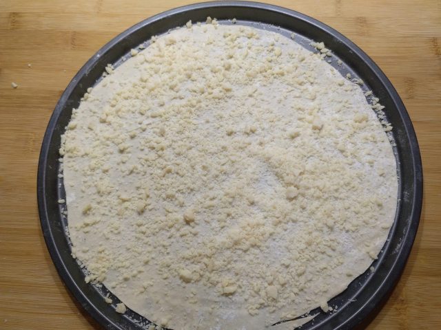 como hacer la base para la pizza base de queso