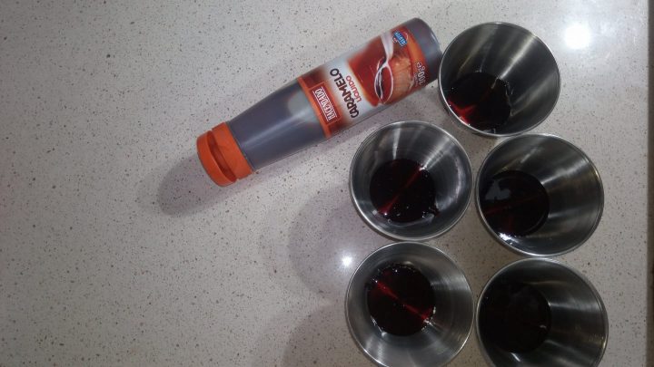 Caramelo en vasos con Thermomix.