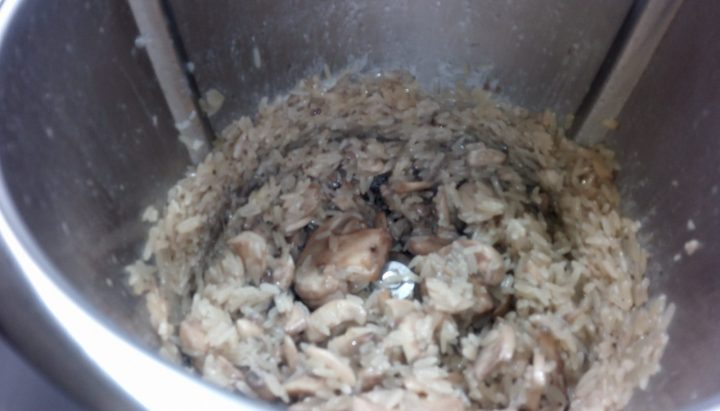 Arroz con Thermomix con risotto.