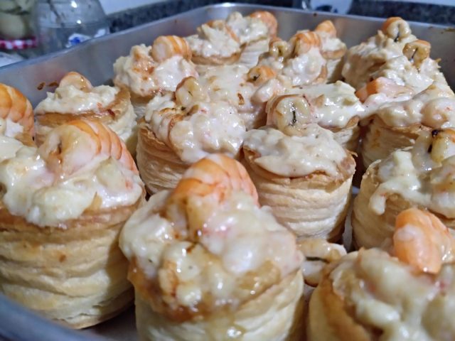 Volavanes rellenos en Thermomix