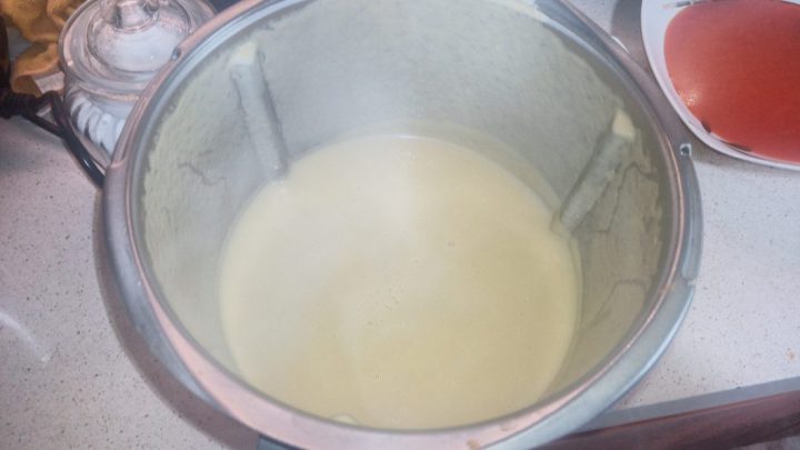 Puré de verdura y ternera.