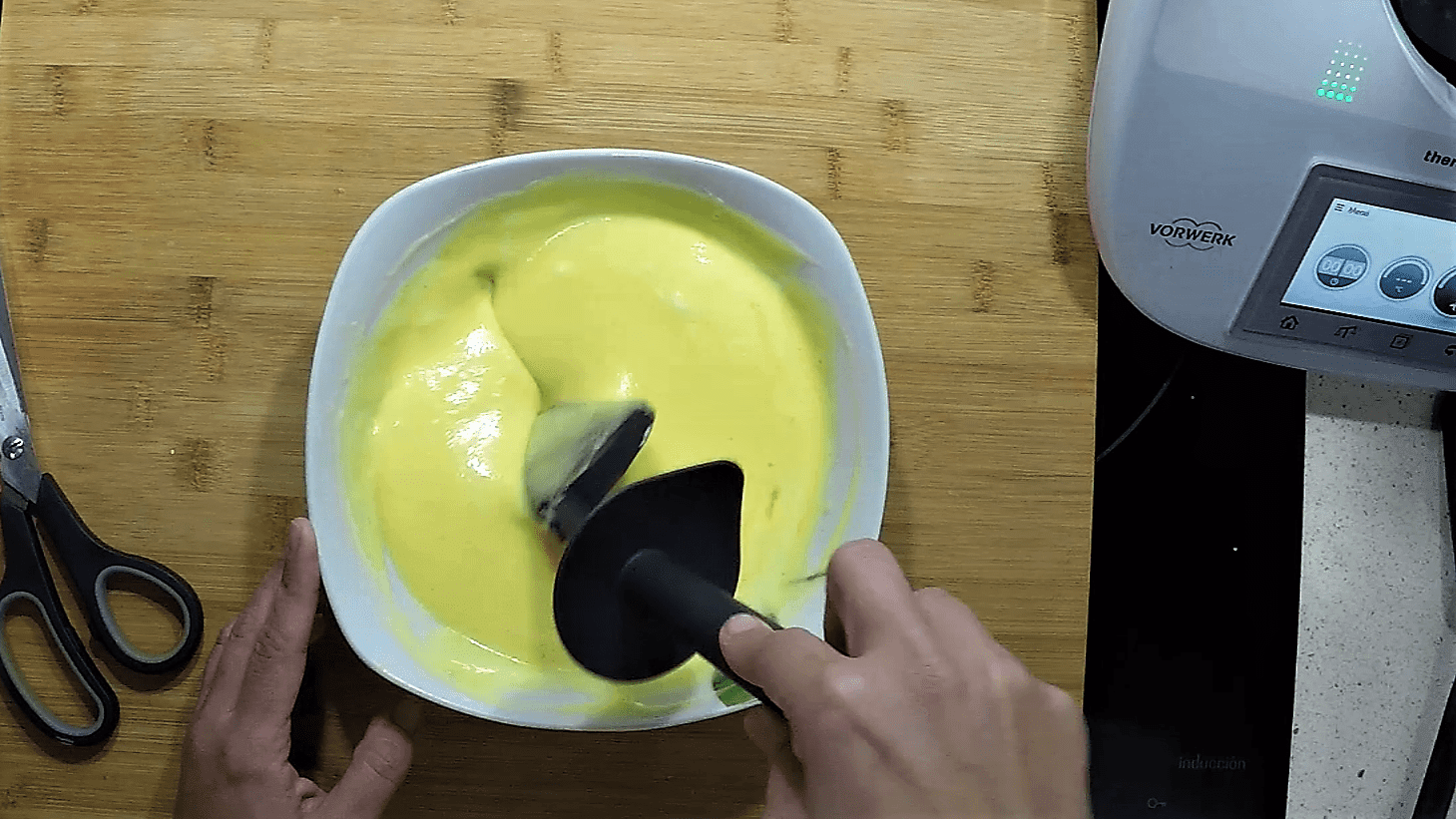 Mezclar bien mousse de naranja en Thermomix