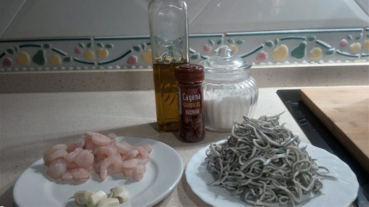 Hacer gulas y gambas al ajillo en Thermomix