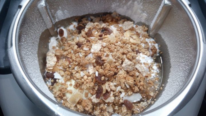 muesli para hacer el bizcocho en Thermomix