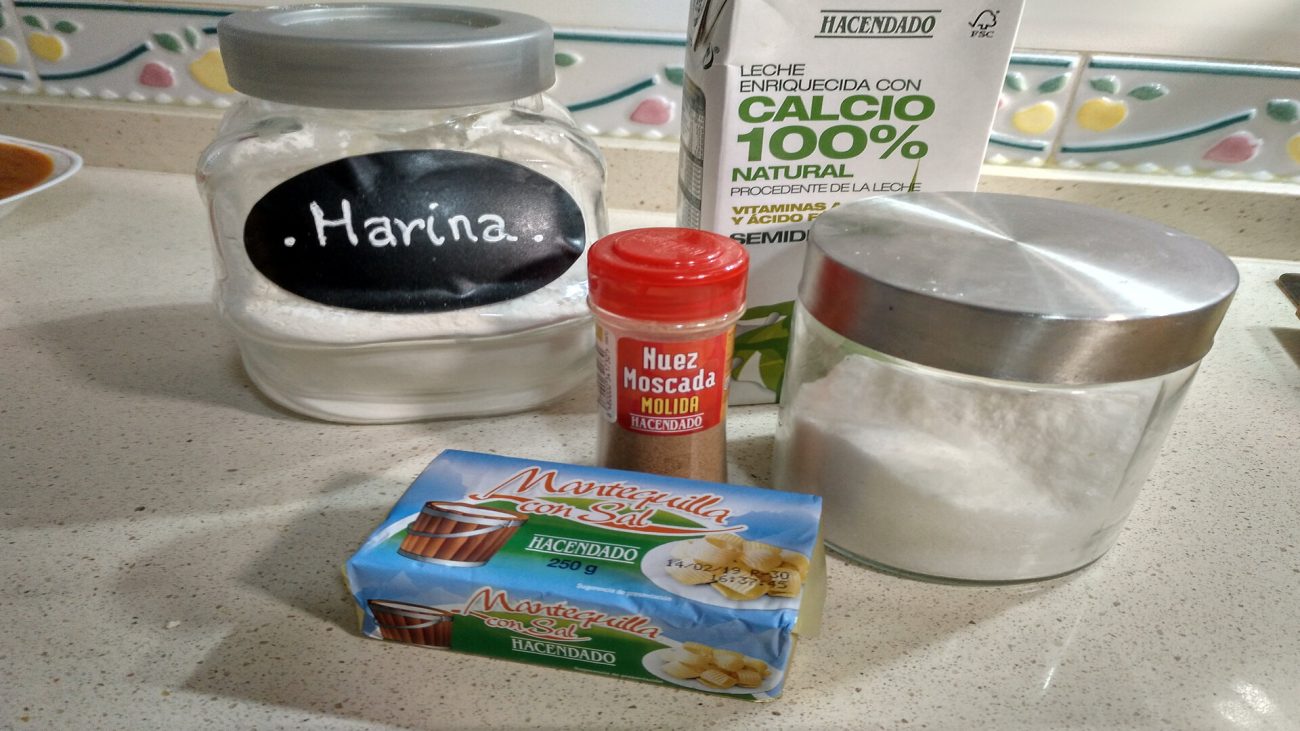 ingrdientes-bechamel-lasaña.jpg Ingrdientes para hacer la bechamel para la lasaña