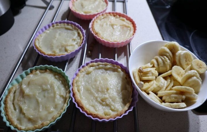 Crema pastelera para hacer la tartaletas de fruta