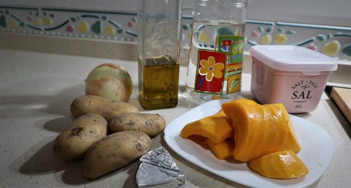 Ingredientes crema de calabaza