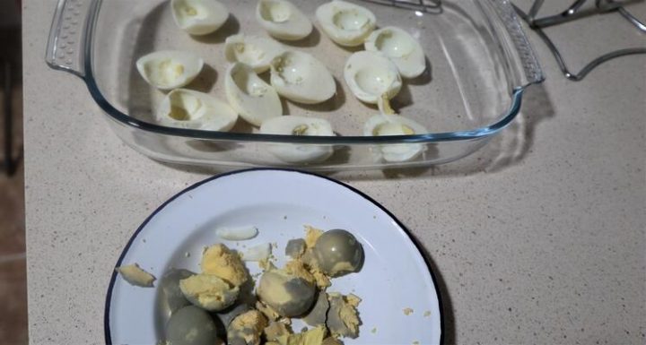 Hacer receta huevos cocidos en Mambo