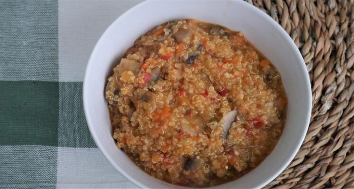 como-hacer-quinoa-en-mambo Plato de quinoa hecho con Mambo