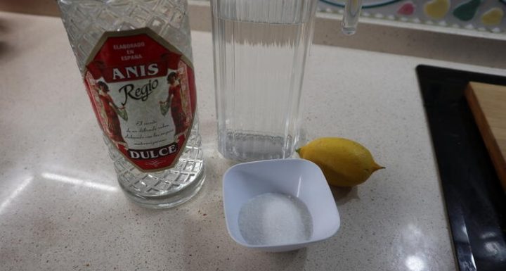 Ingredientes para hacer almíbar con Thermomix