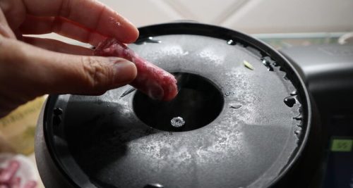 Hacer salchichas en Mycook