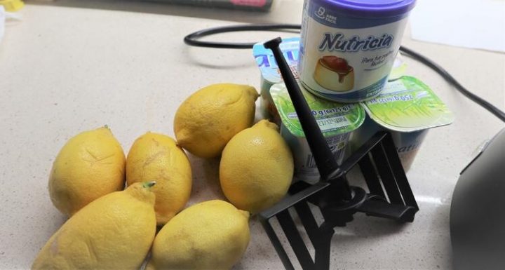 Ingredientes para hacer mousse de limón con Mycook de Touch