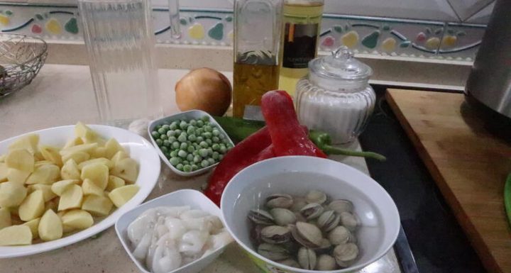 ¿Qué ingredientes necesito para hacer guiso de patatas en la Olla gm?
