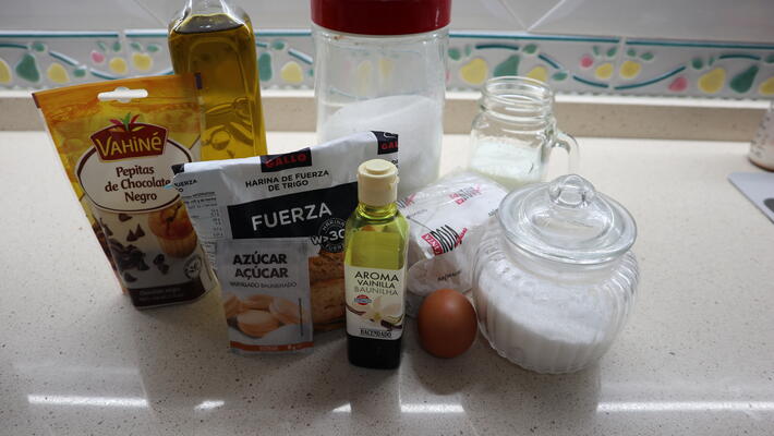 Los ingredientes necesarios para hacer doowaps caseros con Thermomix