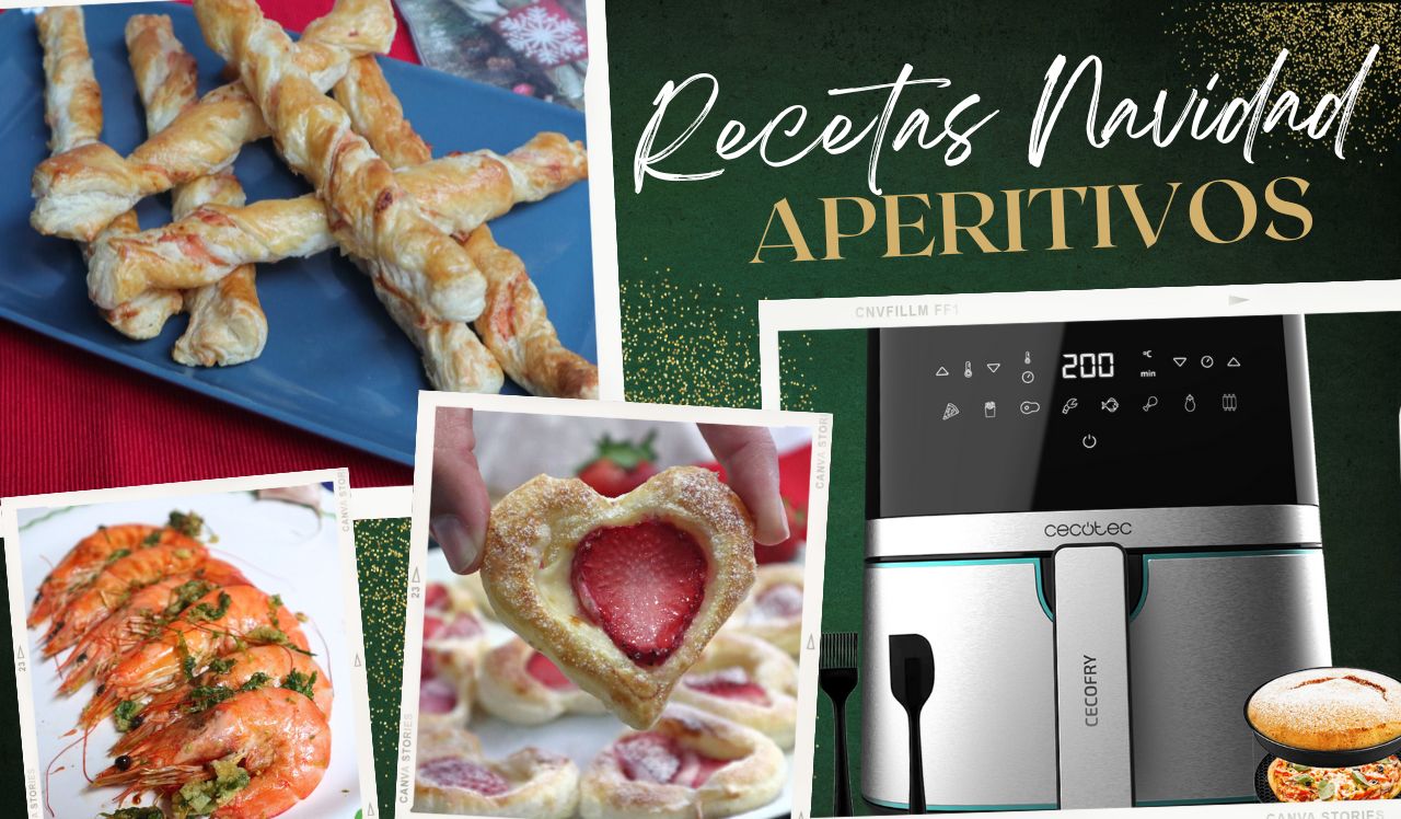 5 recetas aperitivo para navidad freidora sin aceite
