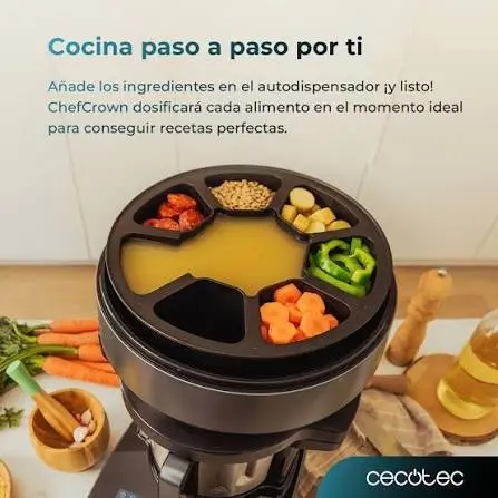 Como funciona el dispensador ChefCrown