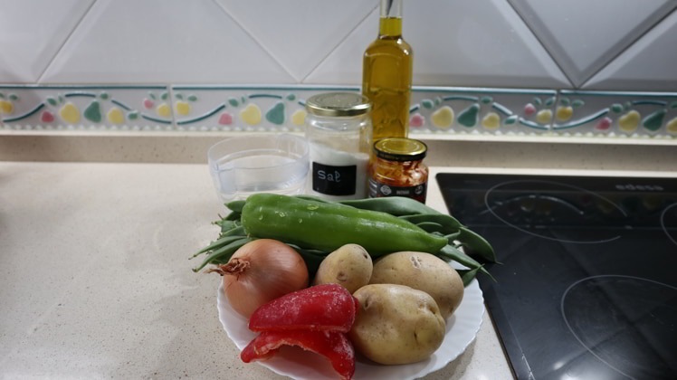 Ingredientes judias verdes guisadas con patatas olla gm