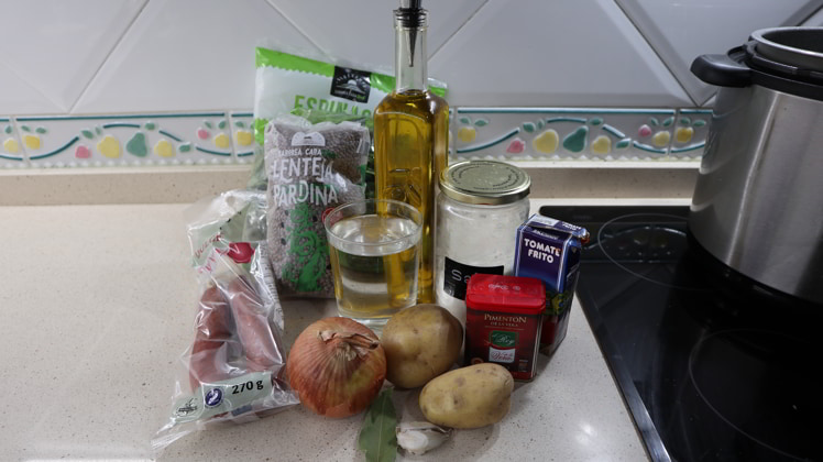 Ingredientes-potaje-de-lentejas Ingredientes potaje de lentejas
