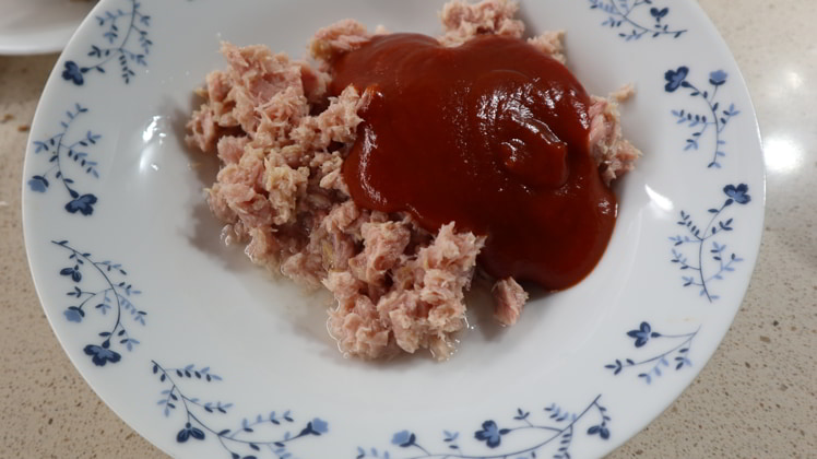 Pan rellenos con atun queso freidora sin aceite
