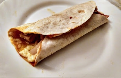 Pizza enrollada base de trigo