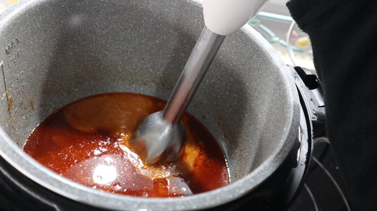 Preparar la salsa para el solomillo