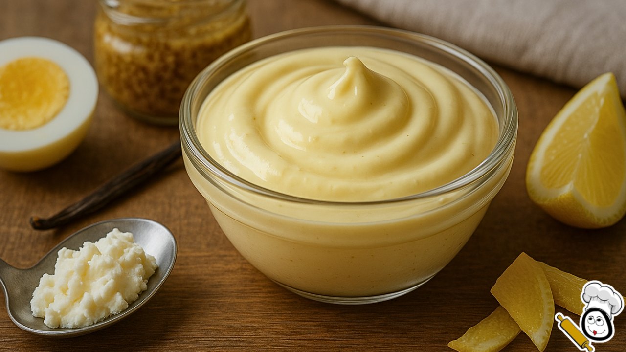 Receta de mayonesa ligera hecha en Thermomix