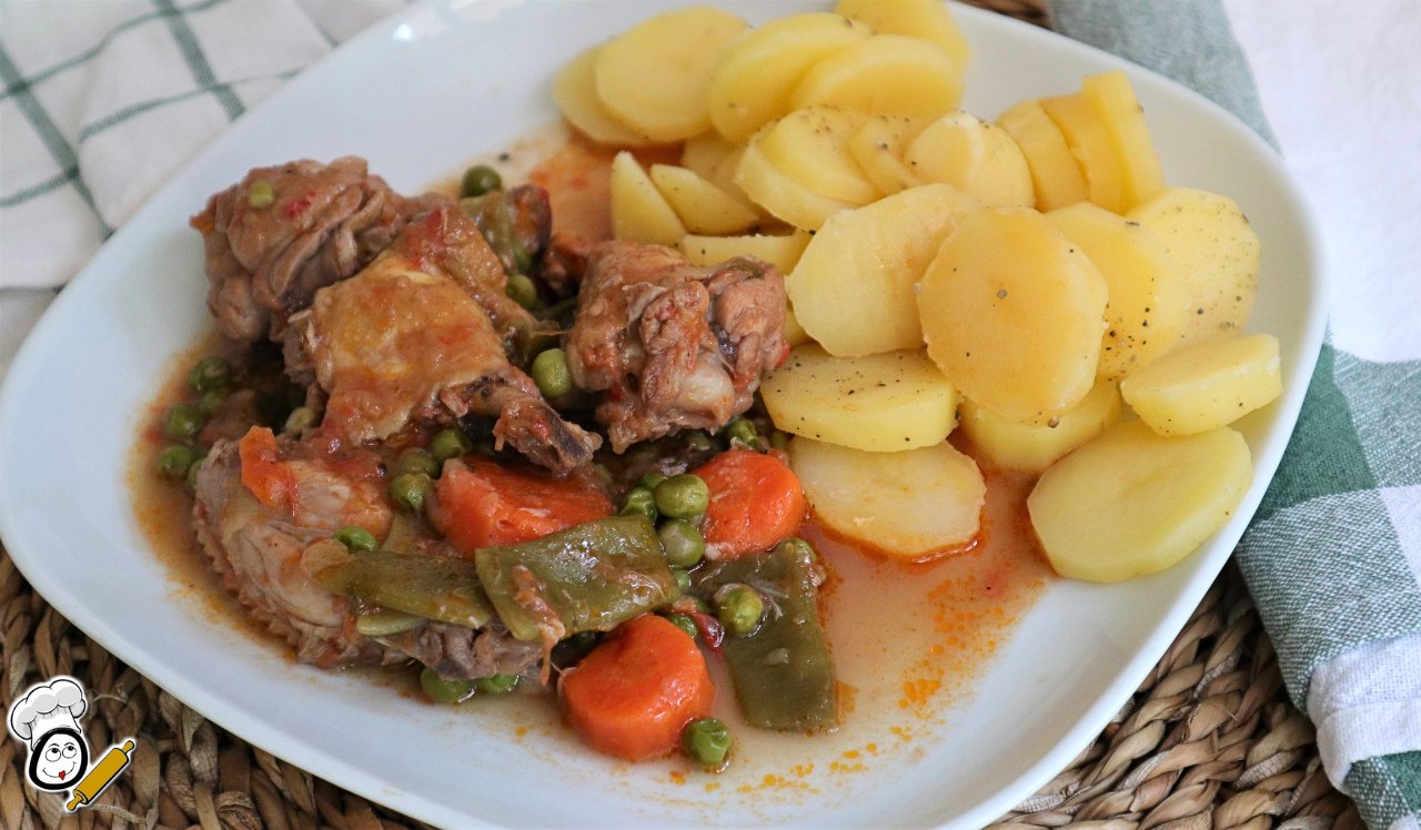 alitas pollo jardinera receta thermomix