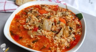 arroz con acelga receta casera tradicional