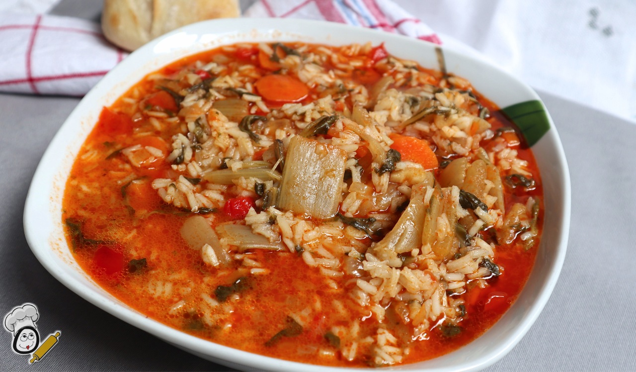 arroz con acelga receta casera tradicional