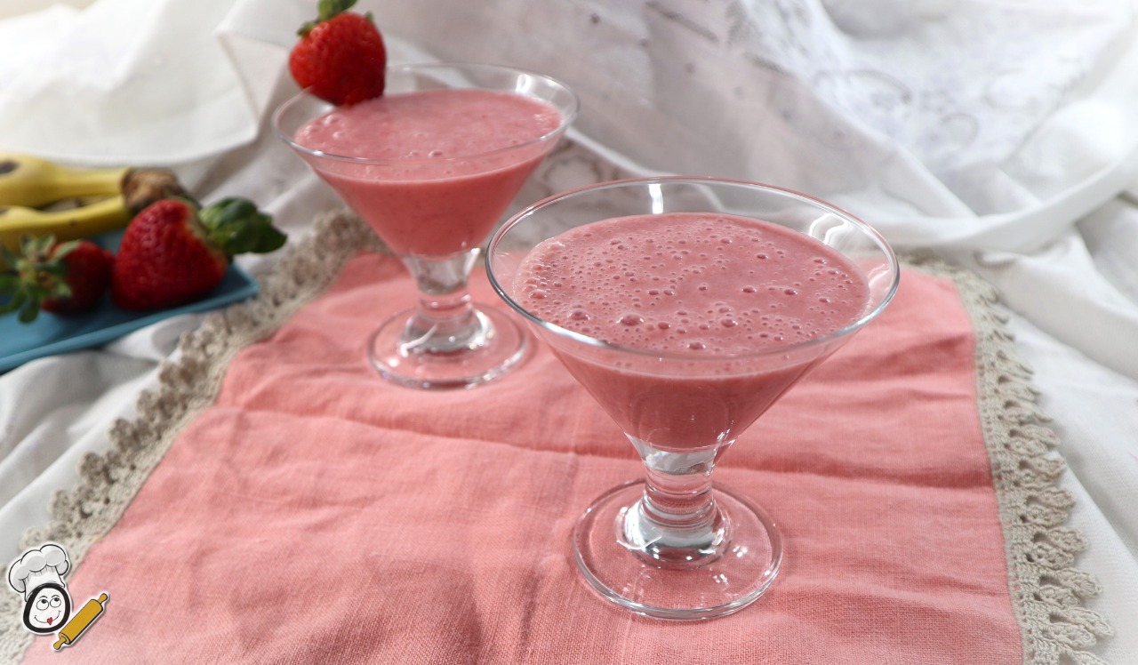 batido de fresa receta rapida casera
