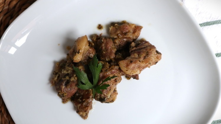 carne lagarto olla gm ajillo dorado