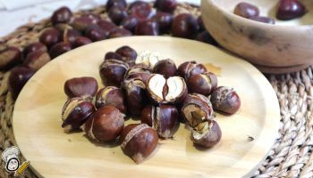 castanas tiernas freidora aire receta