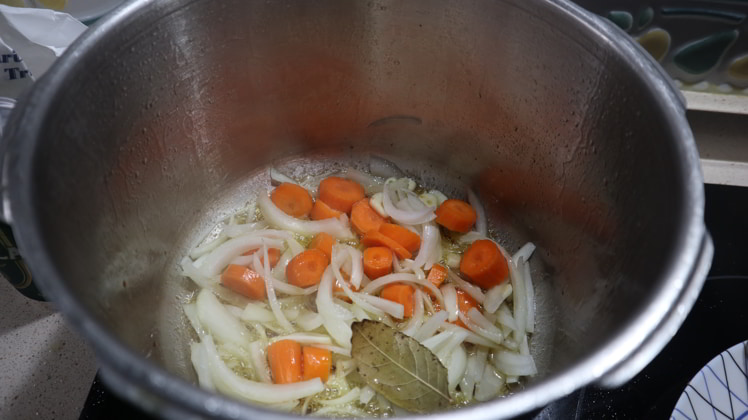 cebolla ajo zanahoria sofrito