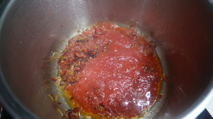 cocina tomate triturado receta carne magra salsa