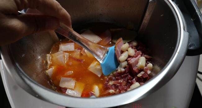 Cocer los frijoles en Thermomix