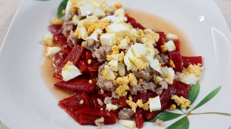 Ponemos los ingredientes y mezclamos