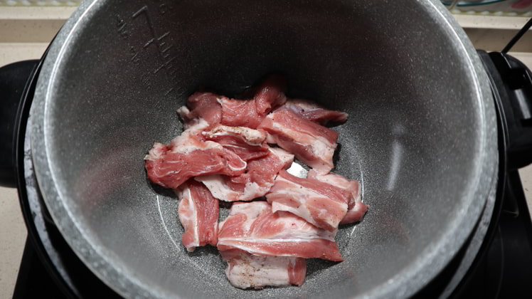 como hacer lagarto al ajillo olla gm