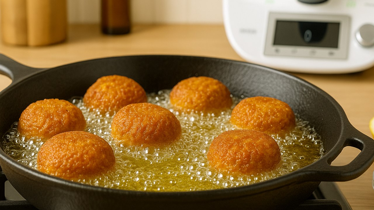 freir los falafael en aceite