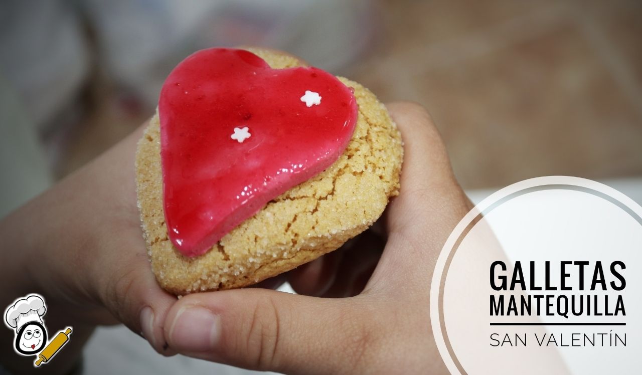 Como hacer Galletas de mantequilla San Valentín