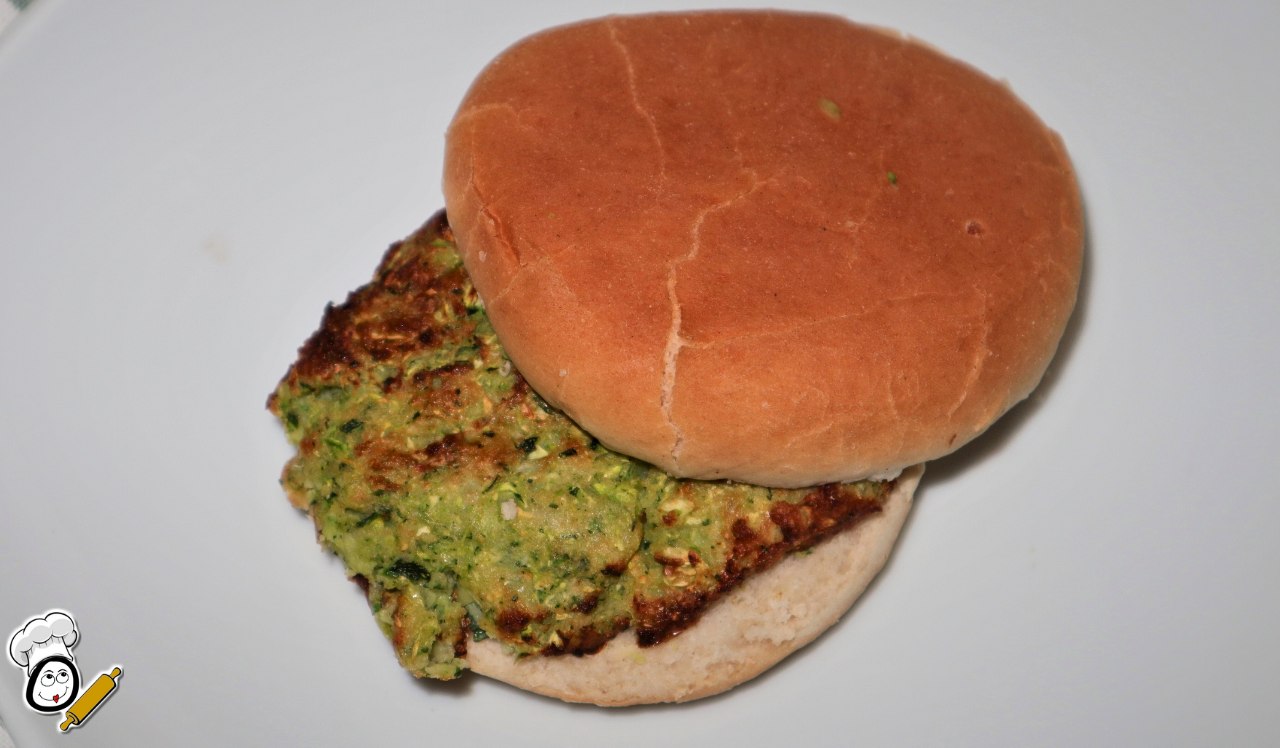 hamburguesa vegetariana calabacin