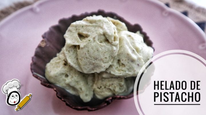 Helado de pistacho con Thermomix