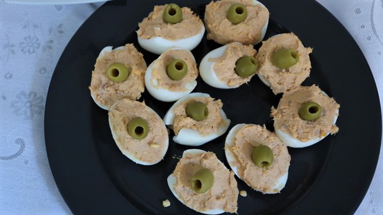 Thermomix como hacer huevos rellenos