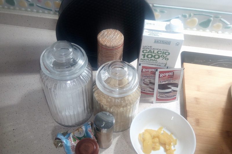 ingredeintes tarta de arroz con leche