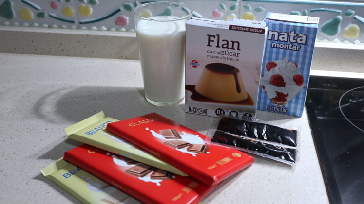 ingredientes flan chocolate sin horno receta casera