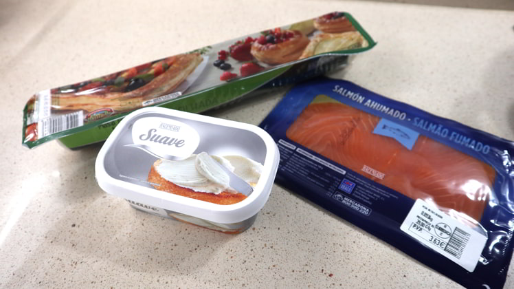 ingredientes-hojaldre-salmon-queso-freidora-aire ingredientes hojaldre salmon queso freidora aire