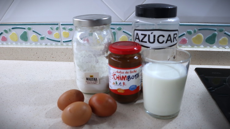 ingredientes natillas dulce de leche thermomix