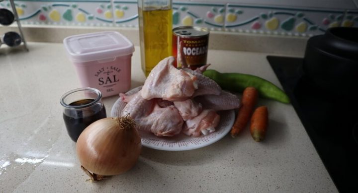 Los ingredientes necesarios para hacer el pollo a la Coca-Cola en Mambo