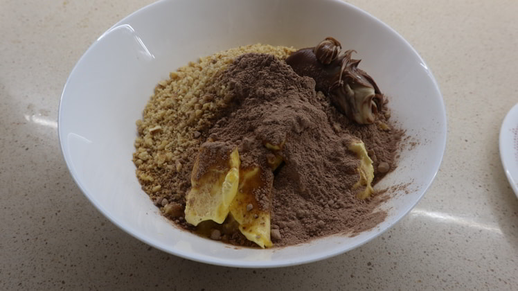 mezcla galletas mantequilla crema cacao receta navidena