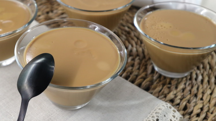 natillas dulce de leche listas para comer