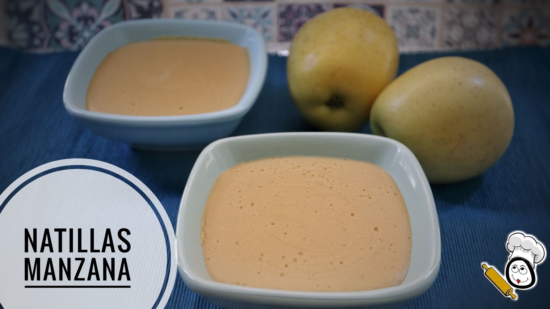 Como hacer la receta de natillas de manzana con Mambo